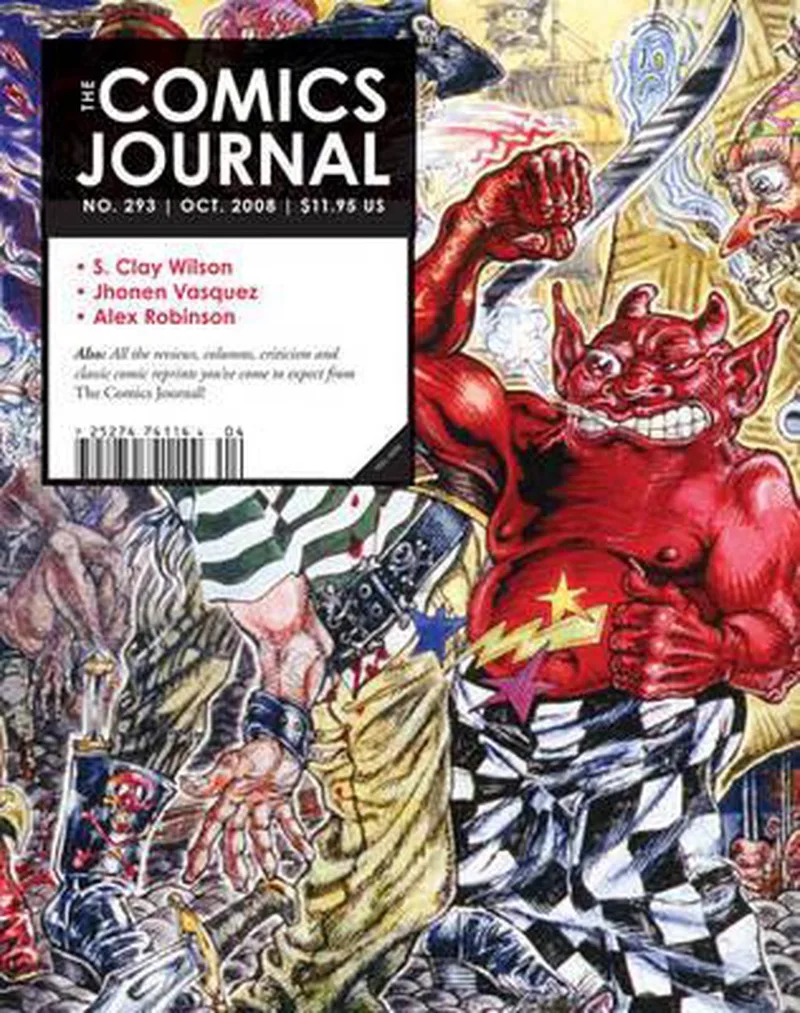 Comics Journal van Fantagraphics – boekfoto