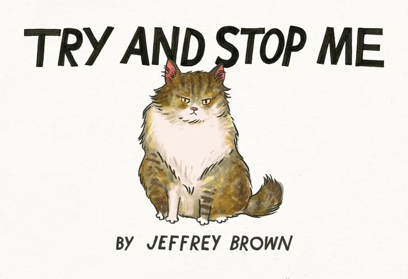 Try and Stop Me by Fantagraphics – book photo