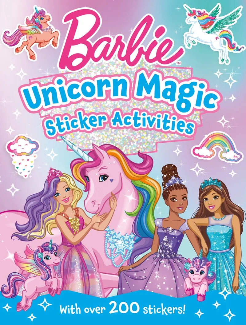 Barbie Unicorn Magic Sticker Activity Book de Farshore – photo du livre