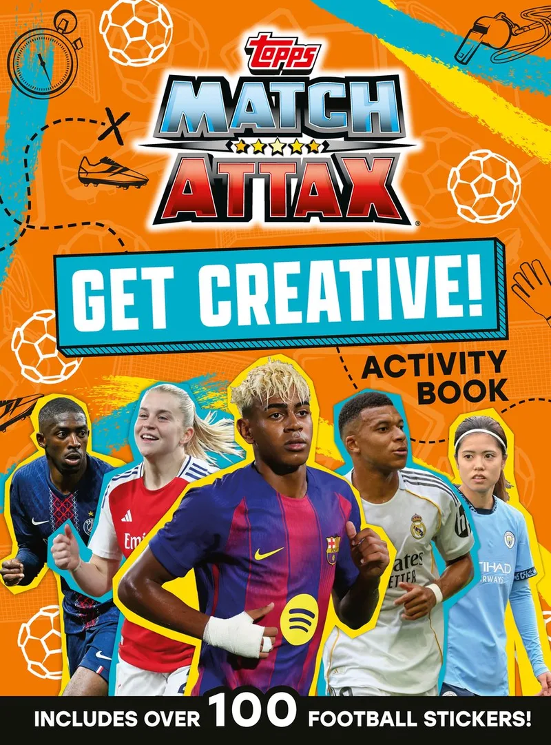 Match Attax Get Creative Sticker Activity Book von Farshore – Buchfoto