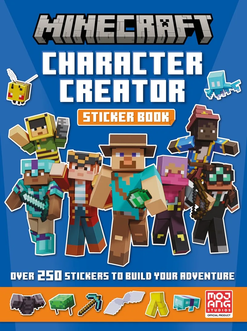 Minecraft Character Creator Sticker Book von Farshore – Buchfoto