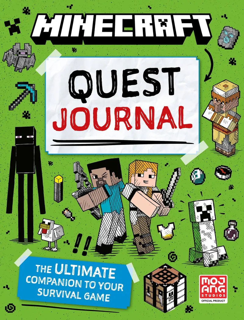 Minecraft Quest Journal von Farshore – Buchfoto