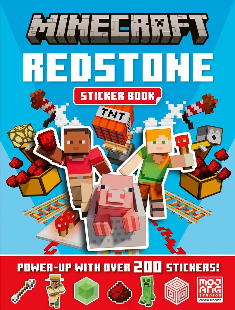 Minecraft Redstone Sticker Book fra Farshore – billede af bogen