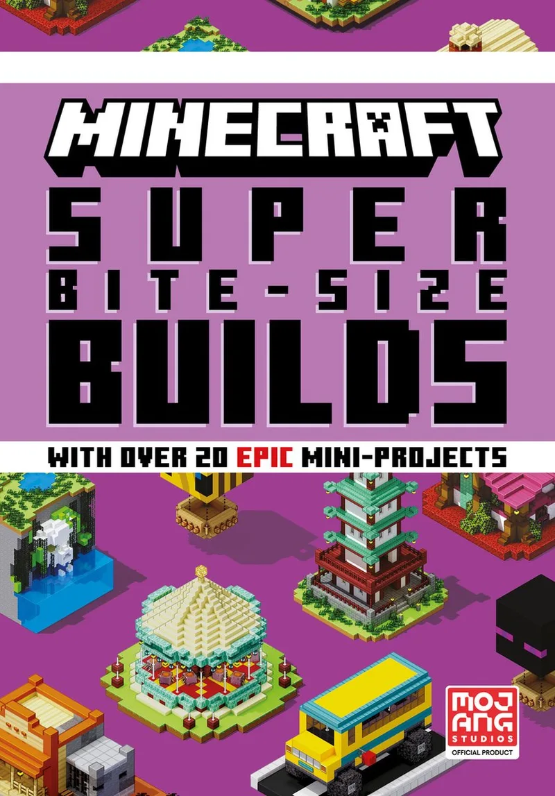MINECRAFT SUPER BITE-SIZE BUILDS fra Farshore – billede af bogen