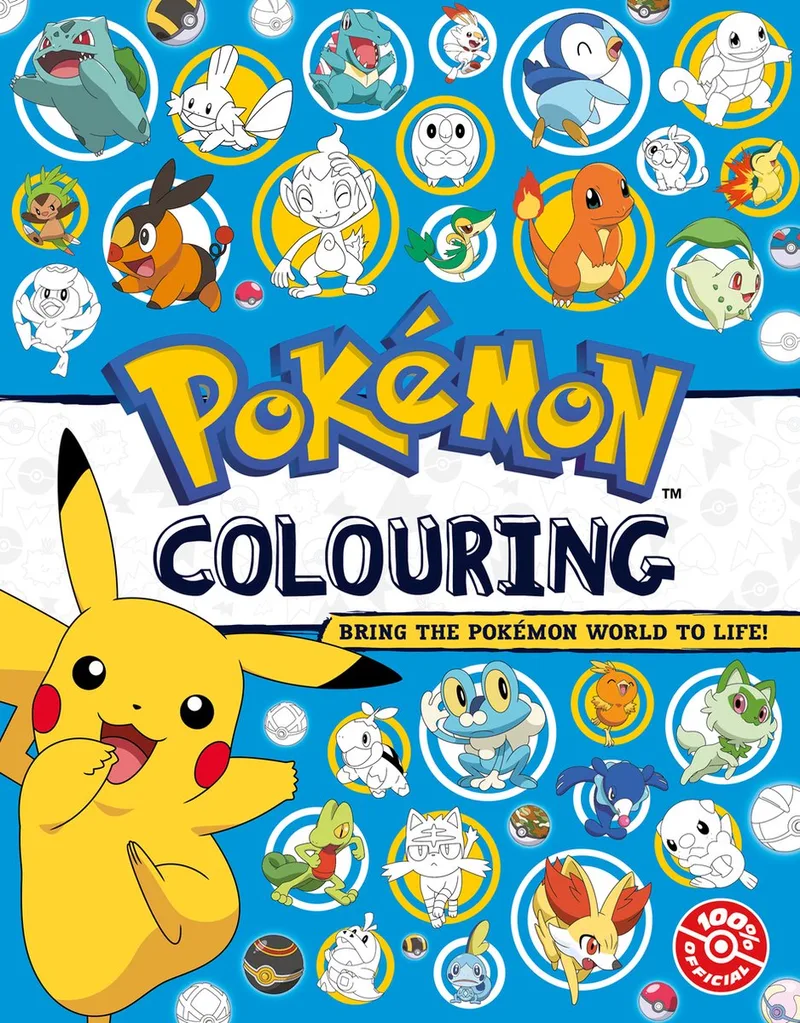 Pokémon Colouring de Farshore – photo du livre