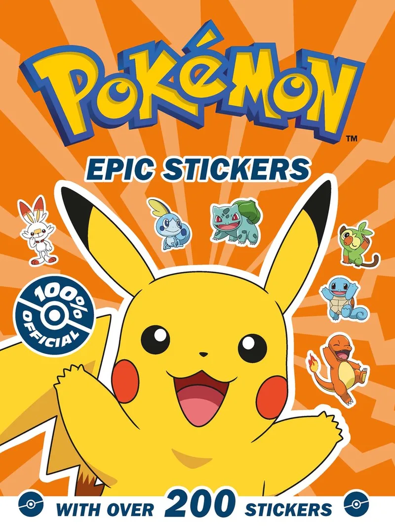 Pokemon Epic stickers de Farshore – photo du livre