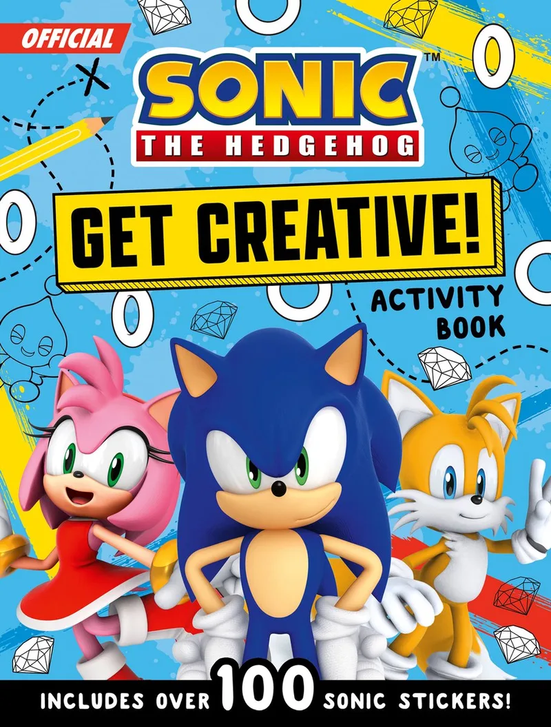Sonic The Hedgehog Get Creative! Sticker Activity Book von Farshore – Buchfoto