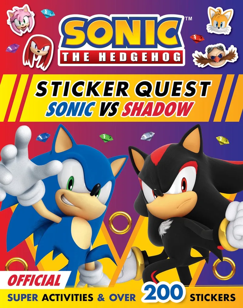 Sonic the Hedgehog Sticker Quest: Sonic vs Shadow von Farshore – Buchfoto