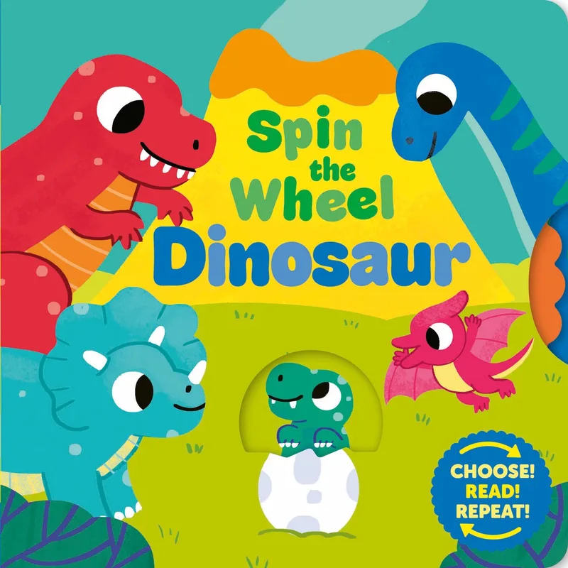 Spin the Wheel-A Dinosaur Adventure von Farshore – Buchfoto