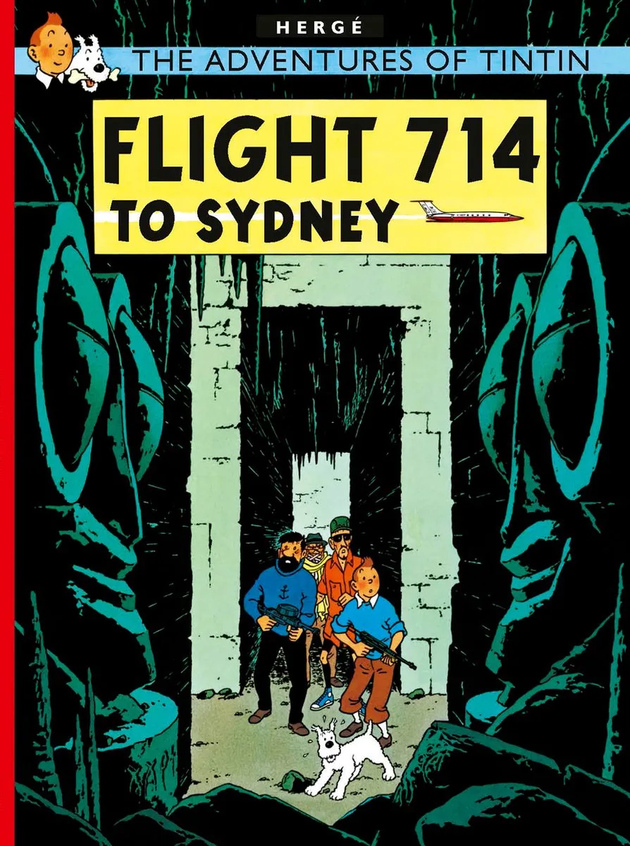 Tintin Flight 714 von Farshore – Buchfoto