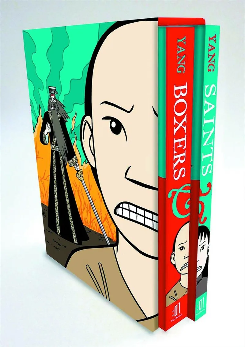 Boxers & Saints Boxed Set von First Second – Buchfoto