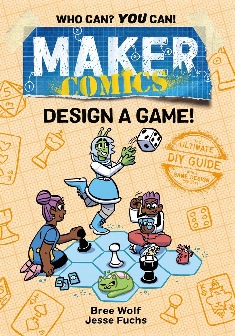 Maker Comics- Maker Comics: Design a Game! de First Second – photo du livre