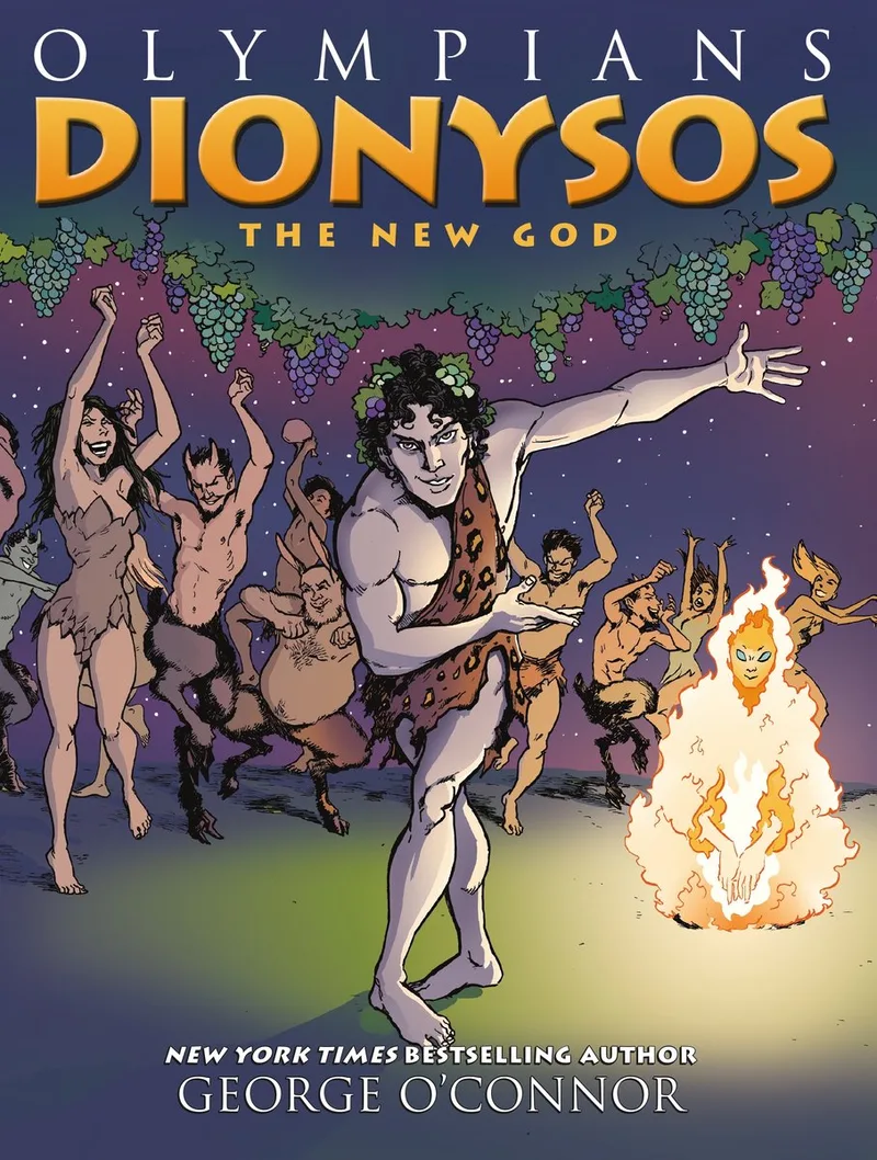 Olympians- Olympians: Dionysos från First Second – bokbild