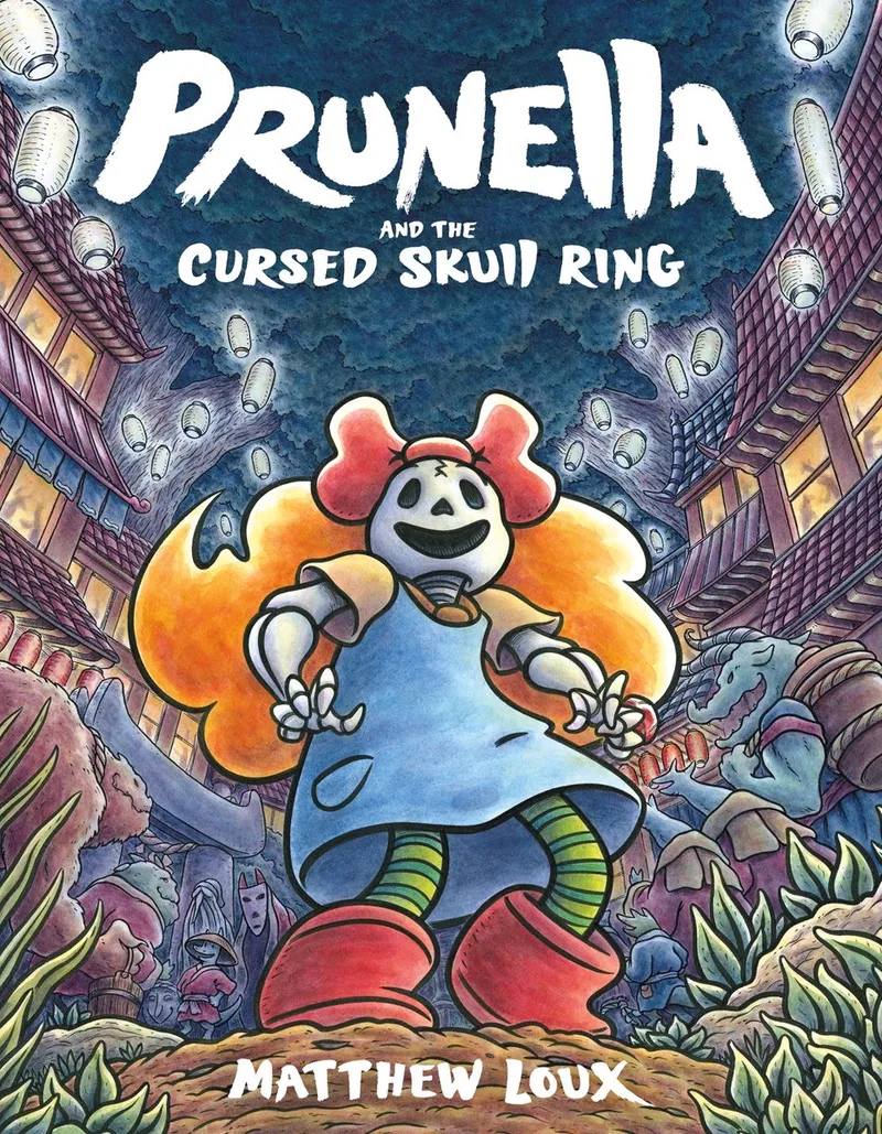 Prunella and the Cursed Skull Ring fra First Second – billede af bogen