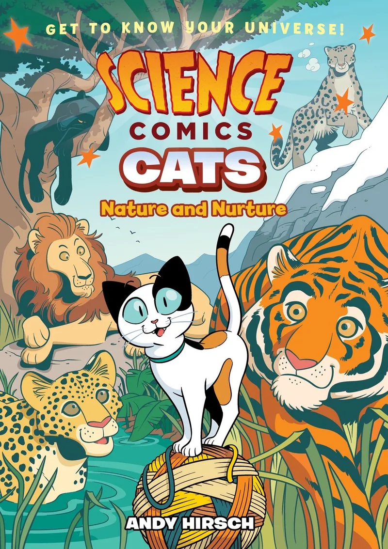 Science Comics Cats Nature and Nurture von First Second – Buchfoto