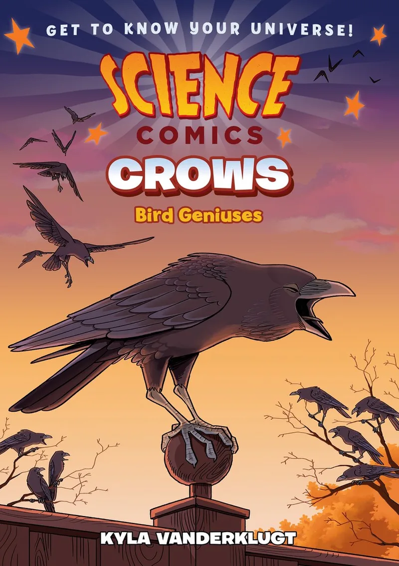 Science Comics: Crows från First Second – bokbild
