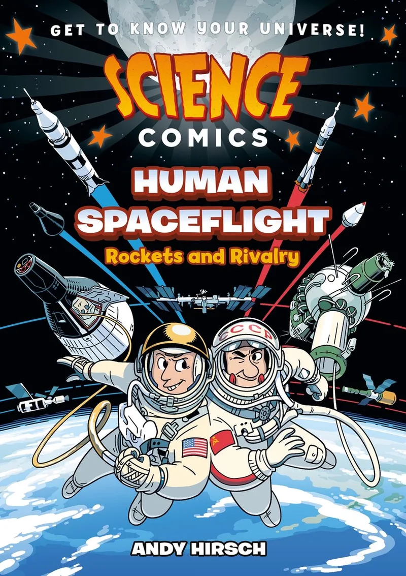 Science Comics: Human Spaceflight fra First Second – billede af bogen