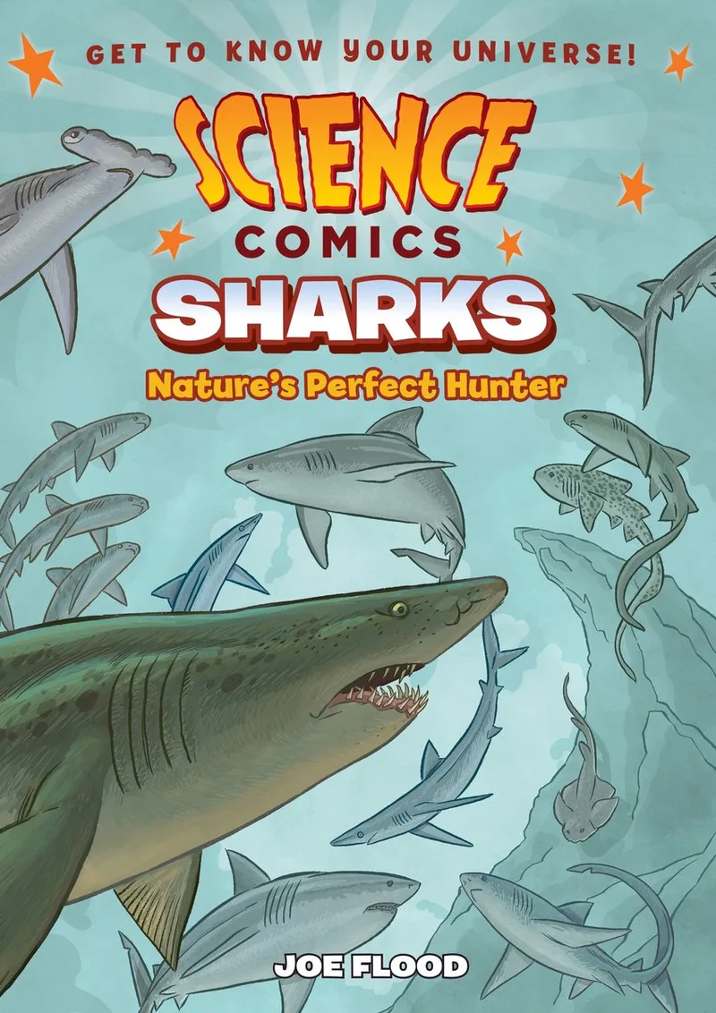 Science Comics- Science Comics: Sharks fra First Second – billede af bogen