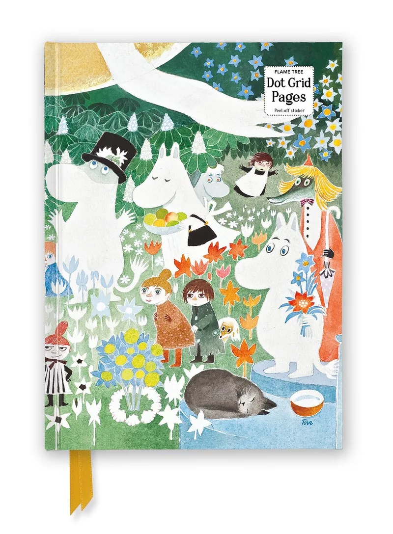 Dot Grid Notebooks- Moomin: Dangerous Journey (Foiled Dot Grid Journal) von Flame Tree – Buchfoto