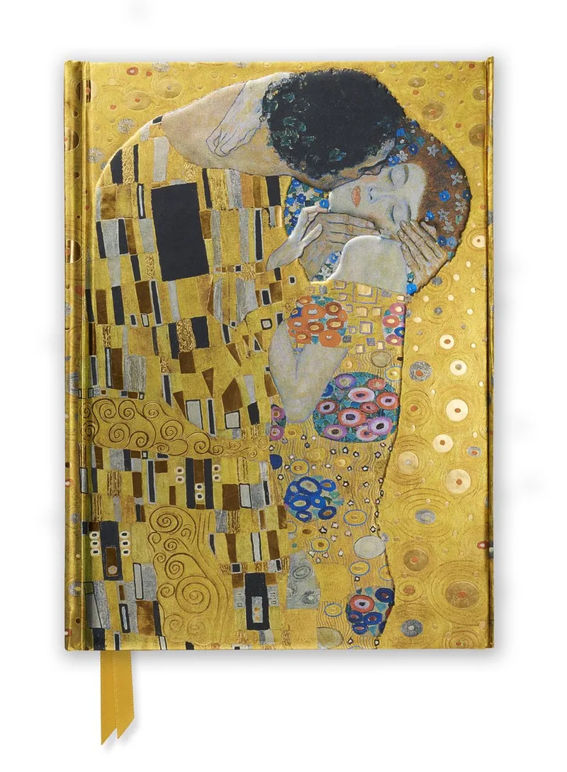 Notebook Klimt Kiss von Flame Tree – Buchfoto