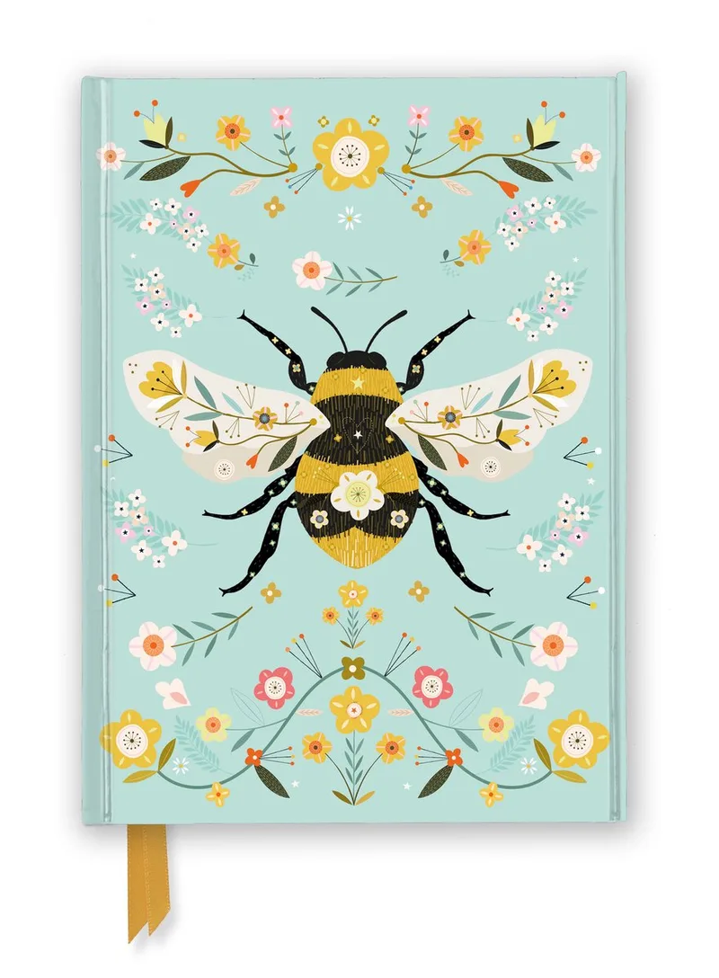Notebooks- Bee Brown: Beautiful Bee (Foiled Journal) fra Flame Tree – billede af bogen
