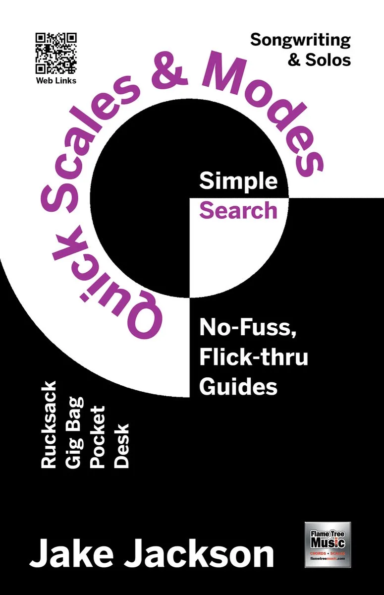 Simple Search Music Guide- Quick Scales & Modes fra Flame Tree – billede af bogen