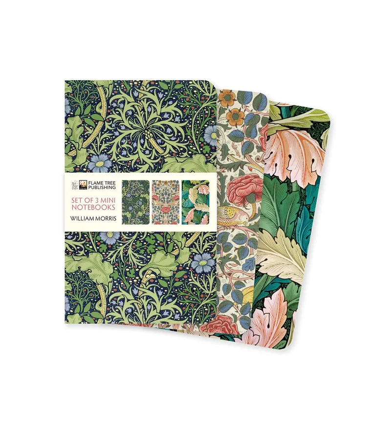 William Morris Mini Notebook Collection fra Flame Tree – billede af bogen