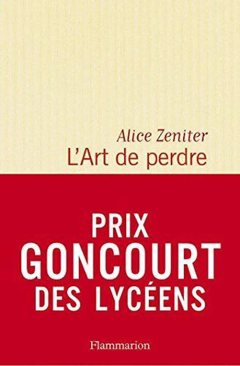 L'art de perdre von Flammarion – Buchfoto