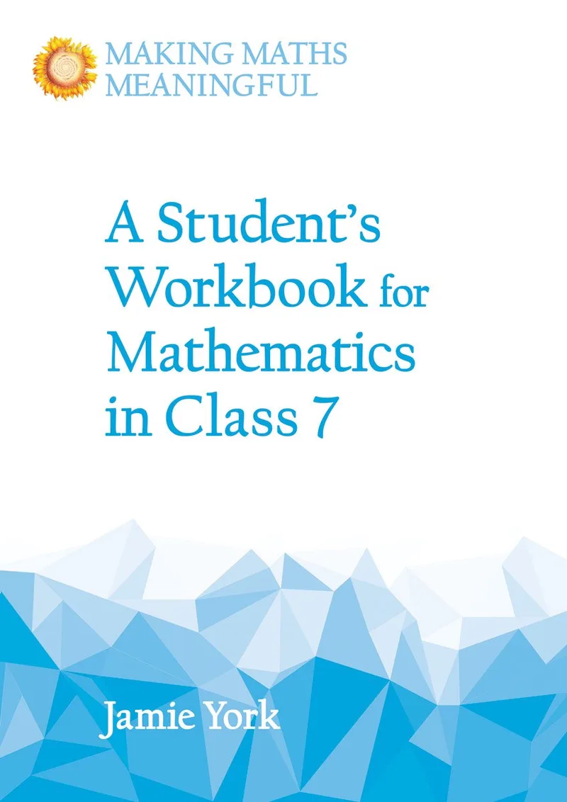 Students Workbook For Maths In Class 7 fra Floris Books – billede af bogen