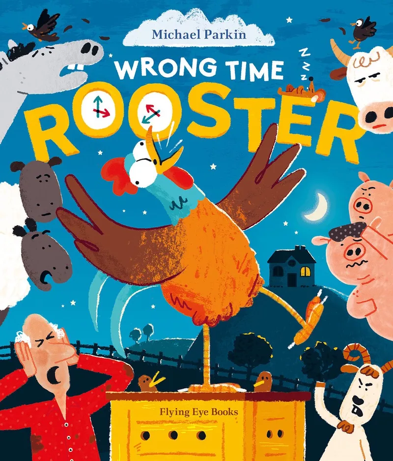 Wrong Time Rooster fra Flying Eye Books – billede af bogen