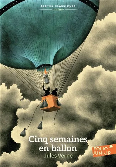 Cinq semaines en ballon van Gallimard – boekfoto