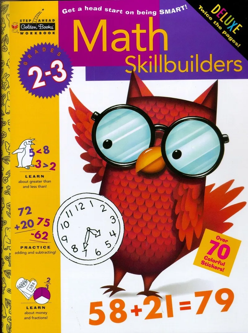 Math Skillbuilders fra Golden Books – billede af bogen