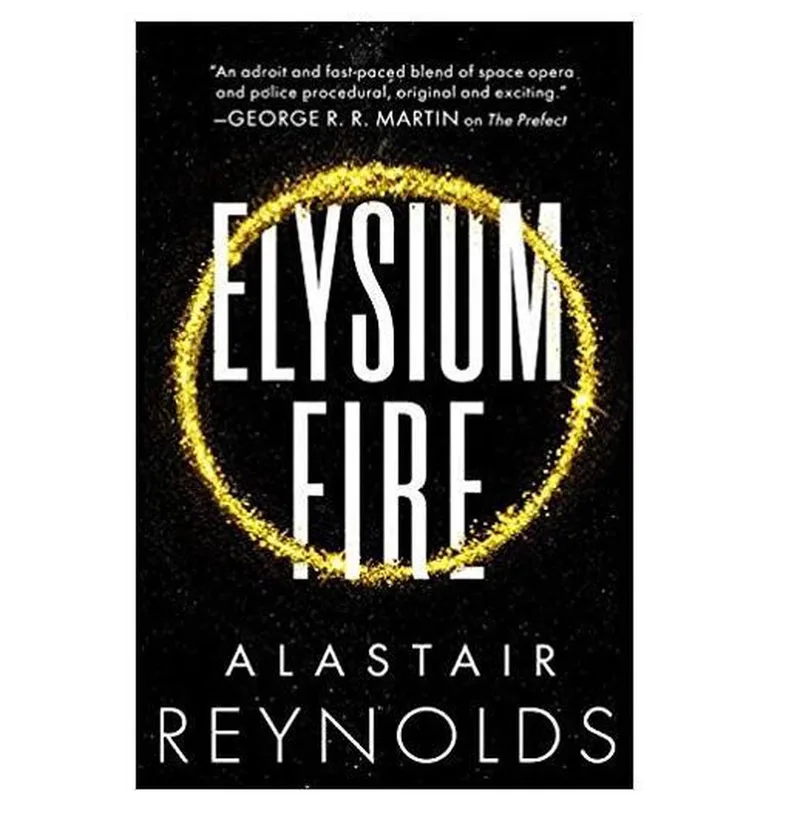 Elysium Fire van Gollancz – boekfoto