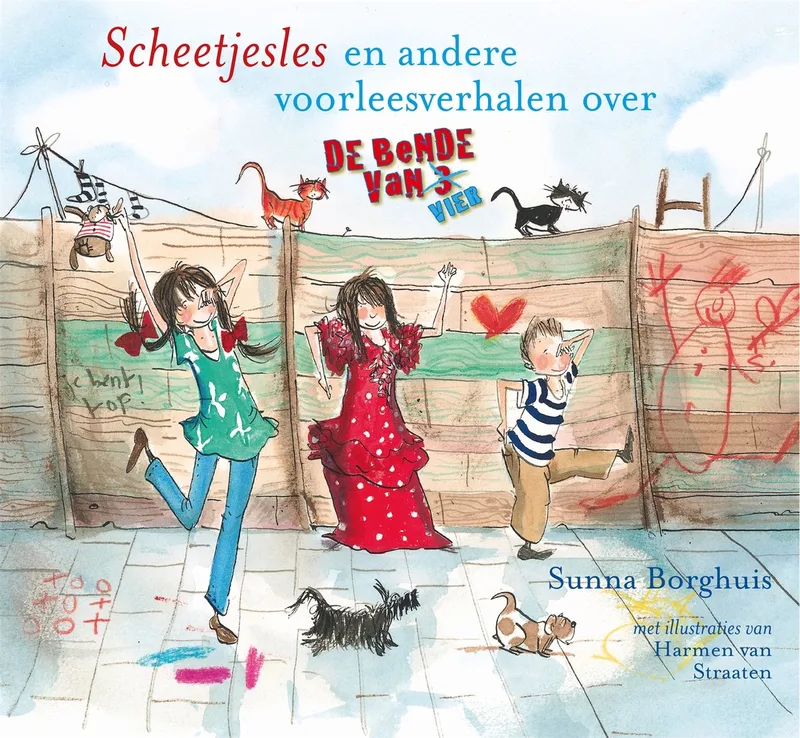 De bende van vier - Scheetjesles von Gottmer – Buchfoto
