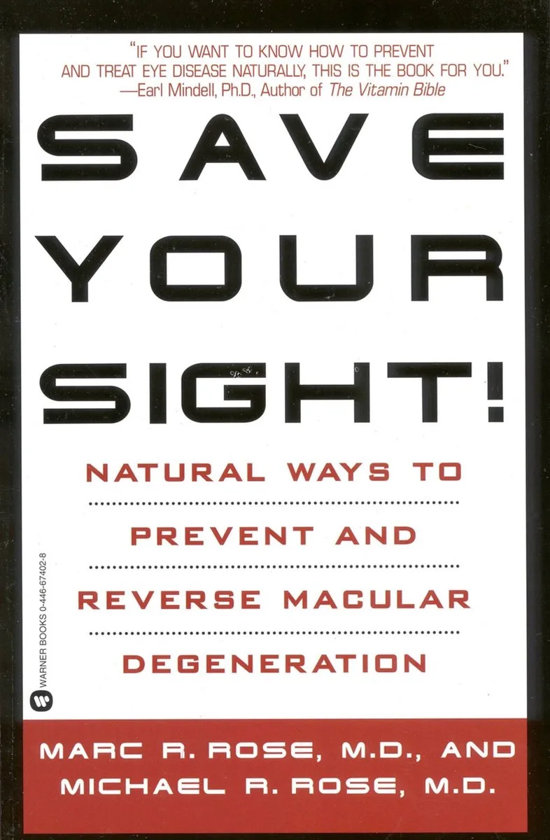 Save Your Sight! von Grand Central Publishing – Buchfoto