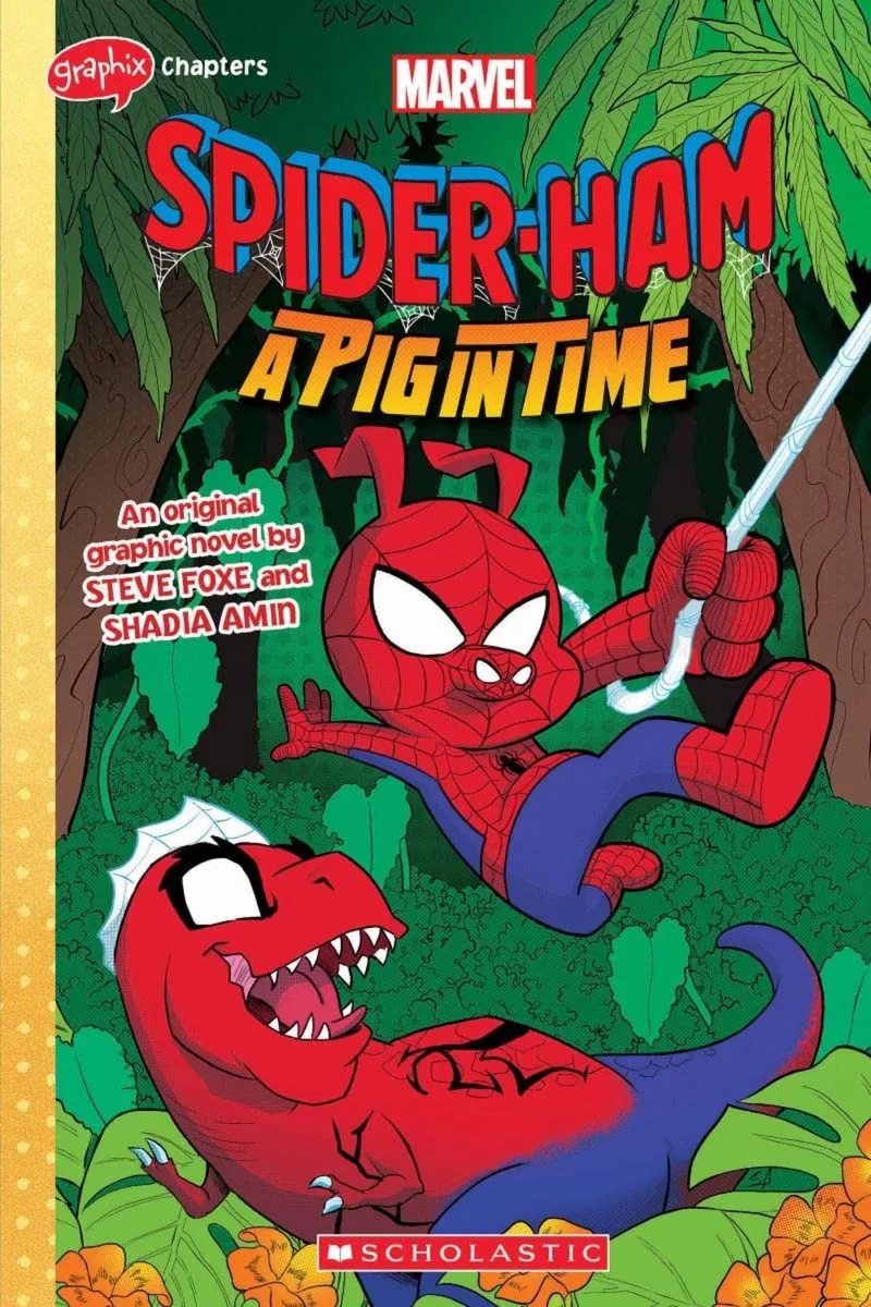 Marvel: Spider-Ham- SPIDER-HAM #3 (GRAPHIX CHAPTERS) A Pig in Time von Graphix – Buchfoto