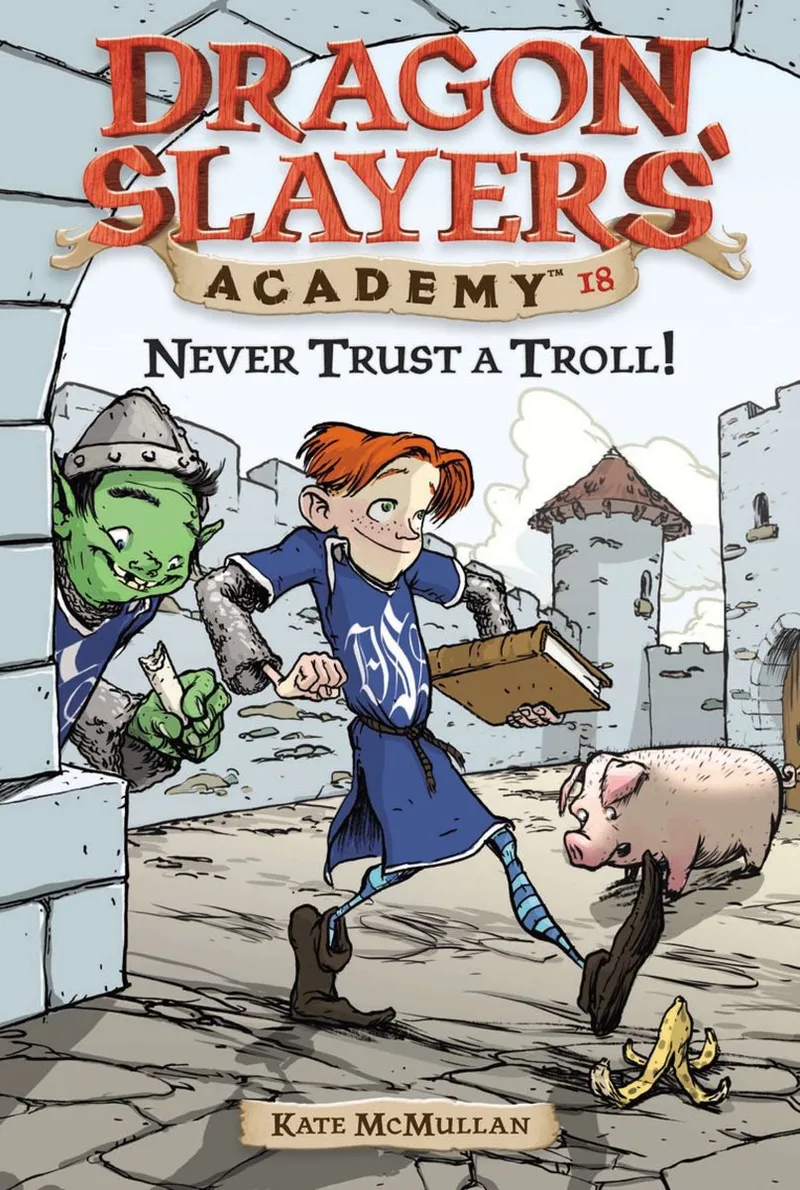 Never Trust a Troll! von Grosset & Dunlap – Buchfoto