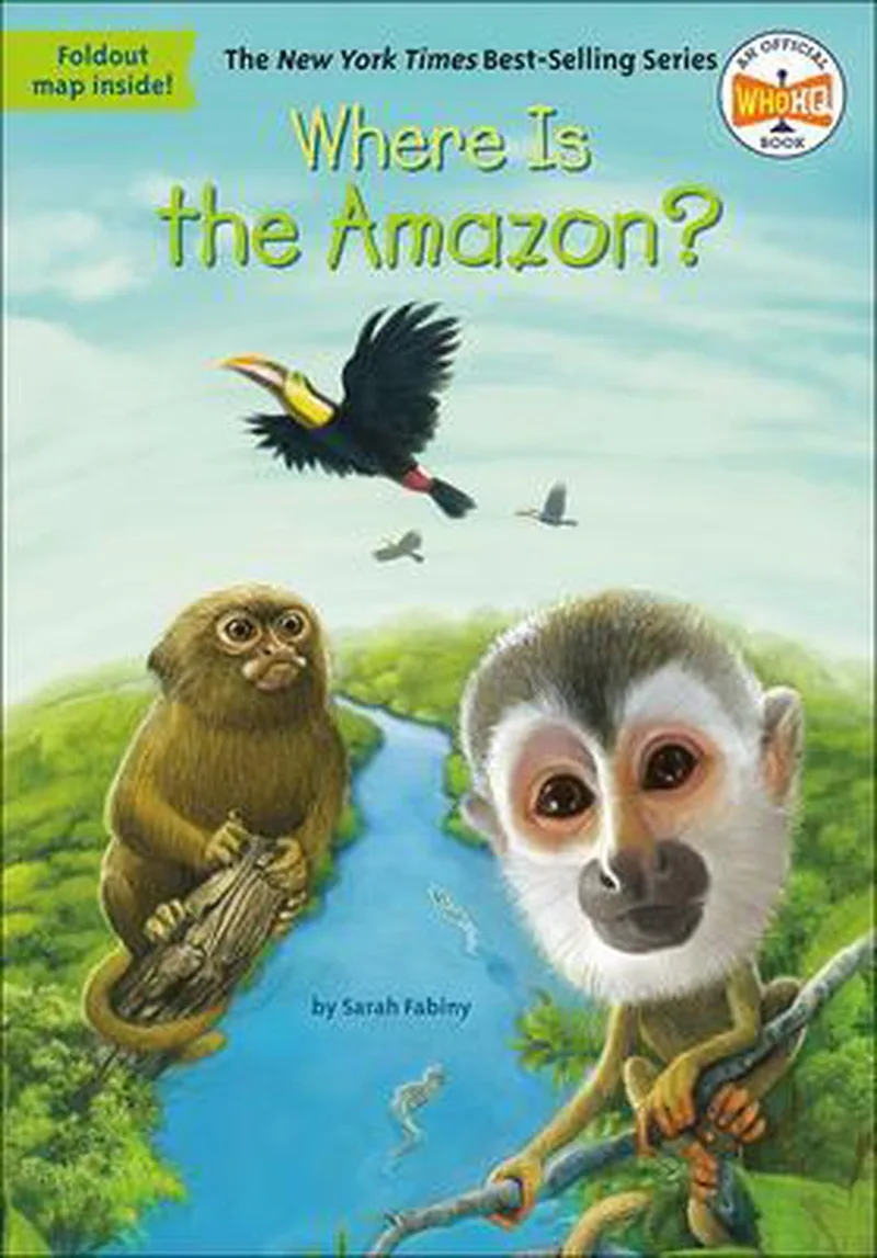 Where Is the Amazon? fra Grosset & Dunlap – billede af bogen