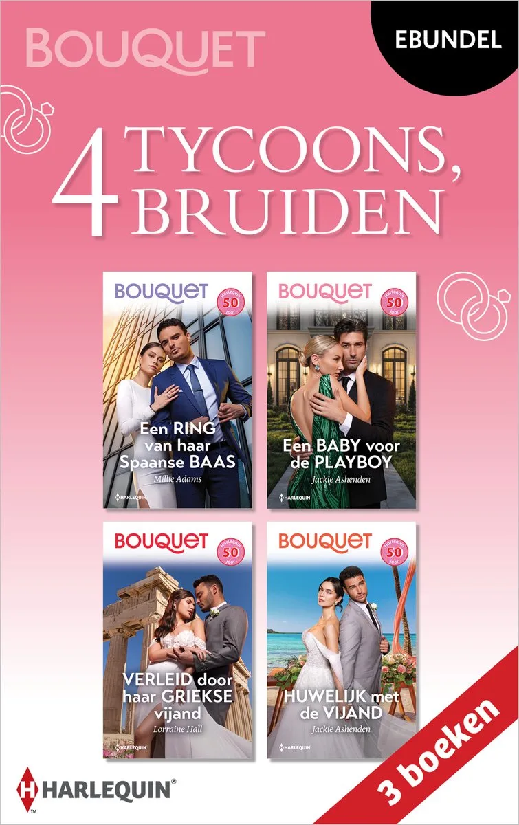 4 tycoons, 4 bruiden de Harlequin – photo du livre