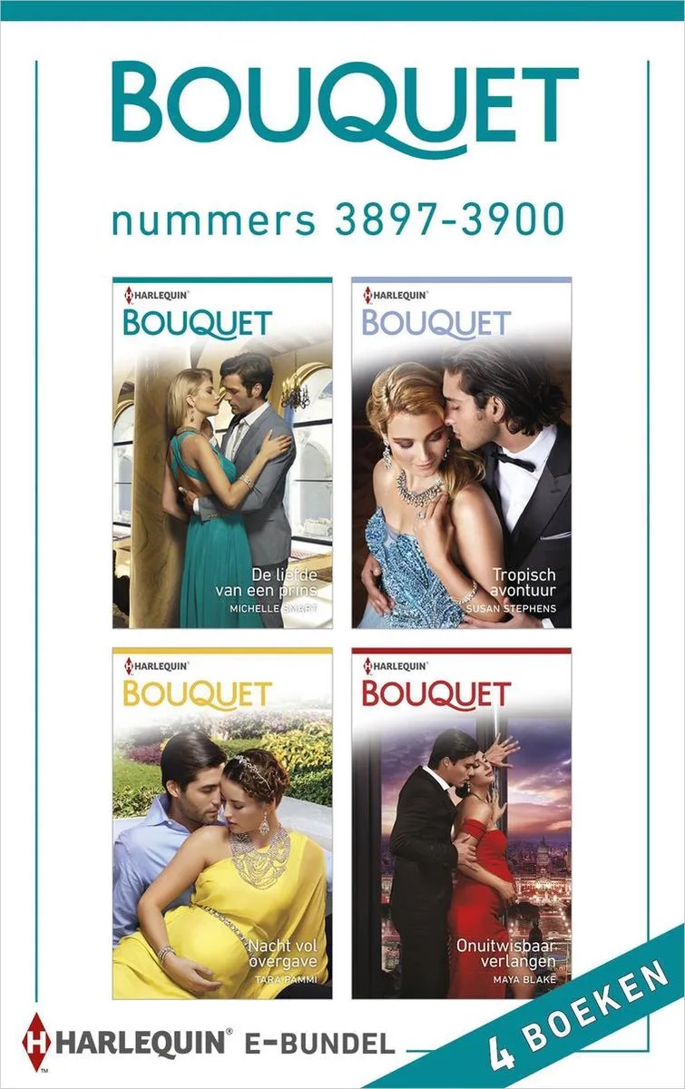 Bouquet e-bundel nummers 3897 - 3900 von Harlequin – Buchfoto