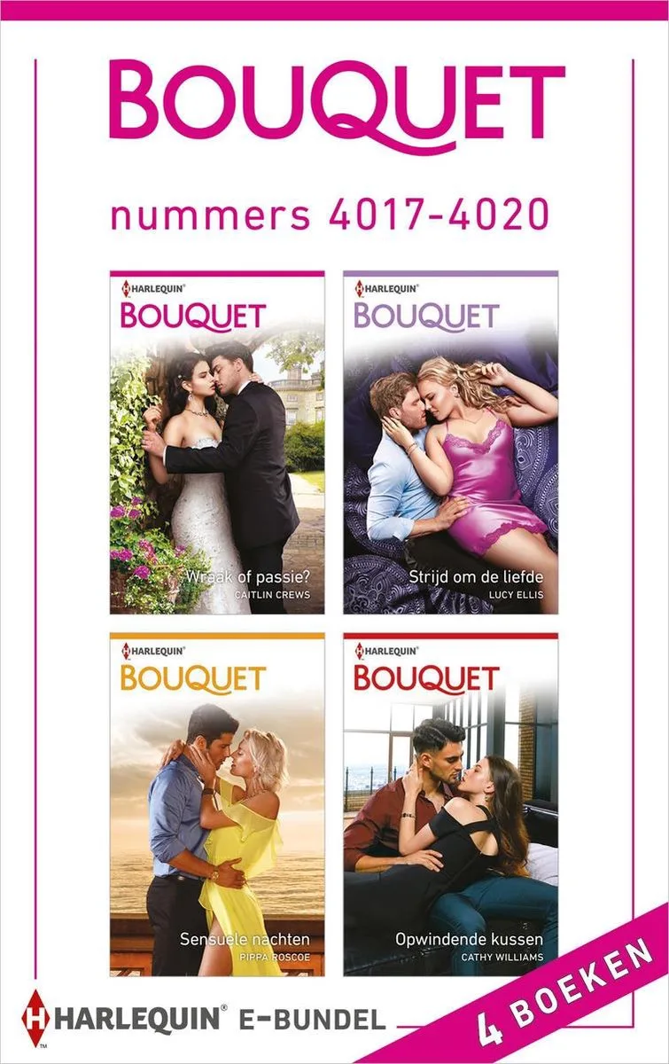 Bouquet e-bundel nummers 4017 - 4020 von Harlequin – Buchfoto