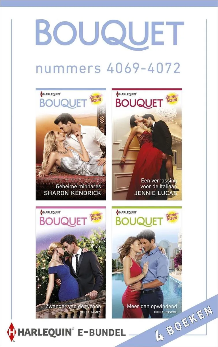 Bouquet e-bundel nummers 4069 - 4072 von Harlequin – Buchfoto