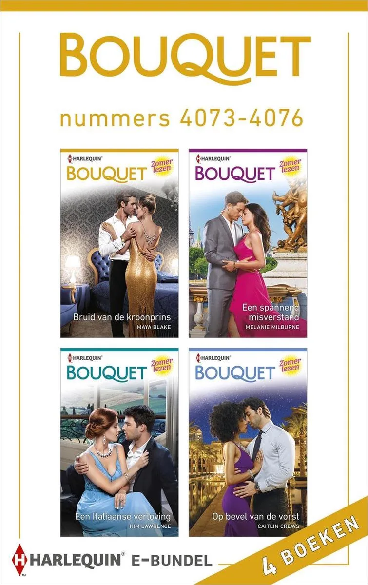 Bouquet e-bundel nummers 4073 - 4076 von Harlequin – Buchfoto
