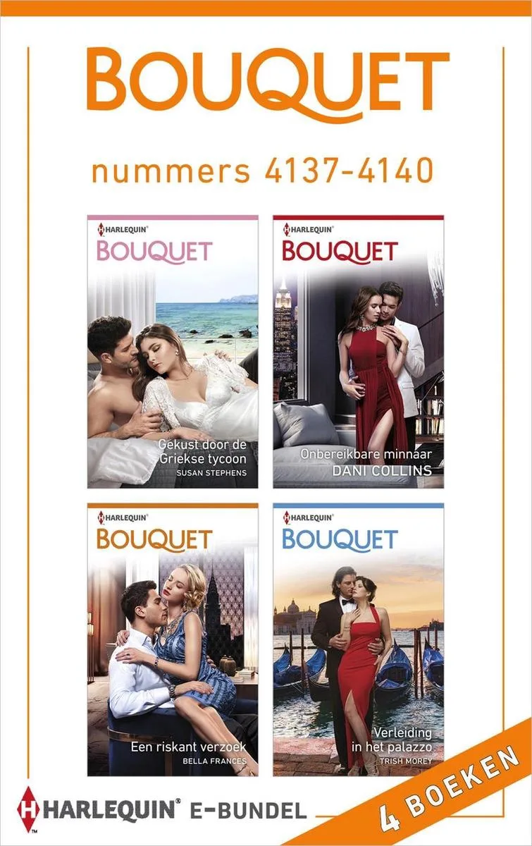 Bouquet e-bundel nummers 4137 - 4140 von Harlequin – Buchfoto