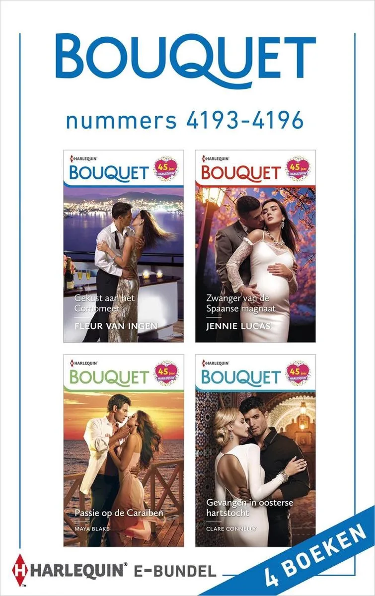 Bouquet e-bundel nummers 4193 - 4196 von Harlequin – Buchfoto
