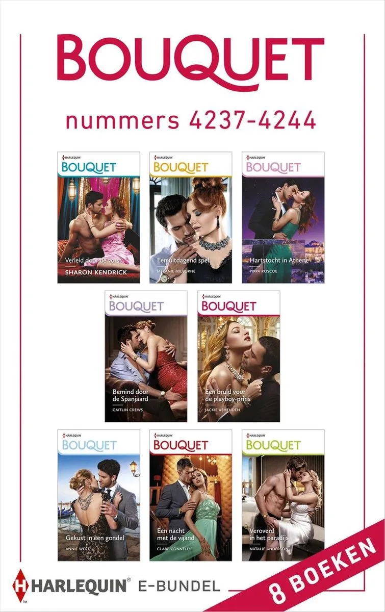 Bouquet e-bundel nummers 4237 - 4244 von Harlequin – Buchfoto