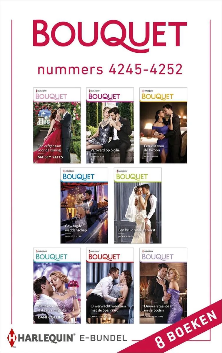 Bouquet e-bundel nummers 4245 - 4252 von Harlequin – Buchfoto