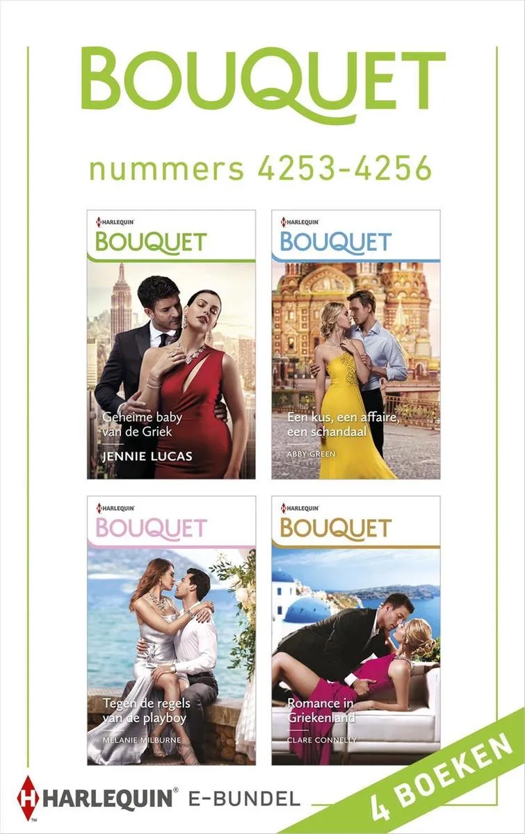 Bouquet e-bundel nummers 4253 - 4256 von Harlequin – Buchfoto
