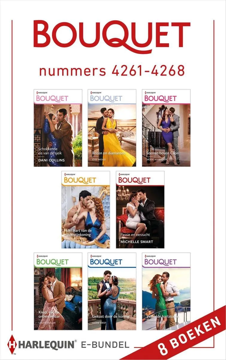 Bouquet e-bundel nummers 4261 - 4268 von Harlequin – Buchfoto