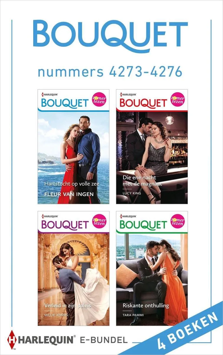 Bouquet e-bundel nummers 4273 - 4276 von Harlequin – Buchfoto